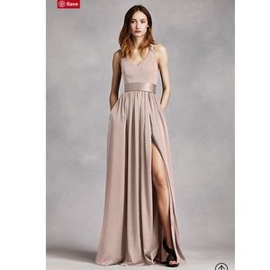 NEVER WORN: Vera Wang Biscotti Halter Bridesmaid